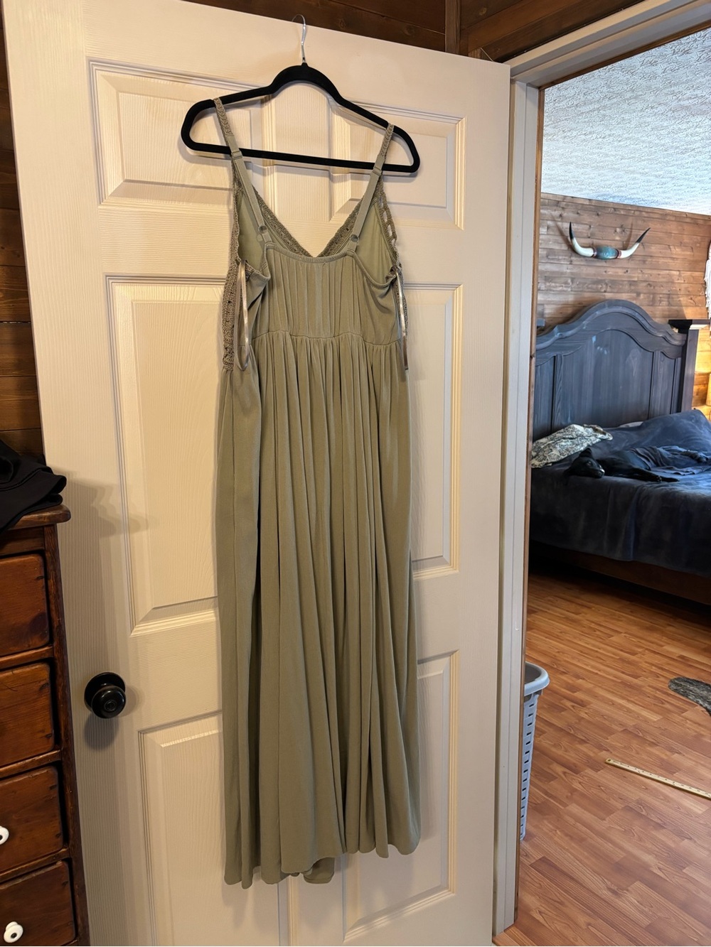 Torrid Festi Dress Size 00, Hunter Green, Crochet Top, Fits like size XL - Picture 5 of 8